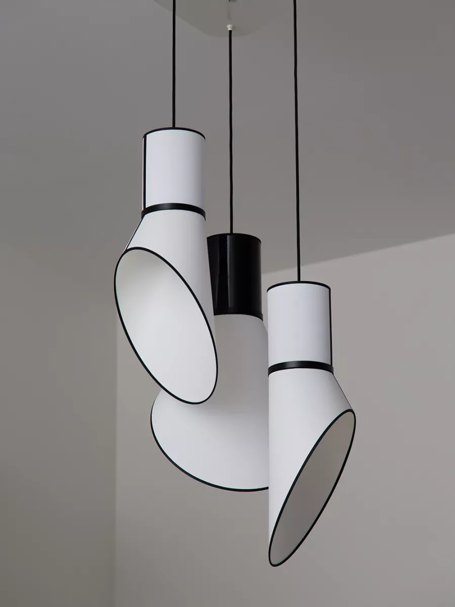 Lustre 3 Baby Cargo - Blanc Cylindres Blancs - Designheure